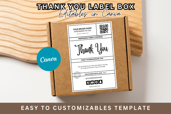 Download Editable Shipping Thank You Canva - Premium Resources