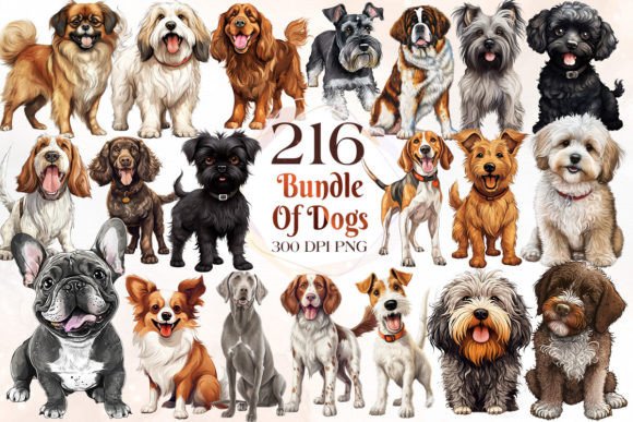 Download Cute Dog Sublimation Clipart Bundle - Premium Bundle
